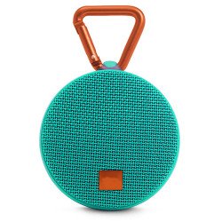 Clip On Lightweight Portable Wireless Bluetooth Speaker Clip2 (Green)